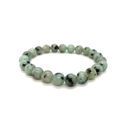 Mėtų spalvos jaspio apyrankė